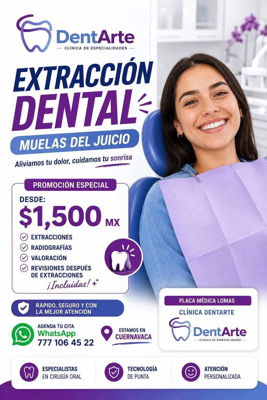 Cirugía oral y extracción dental