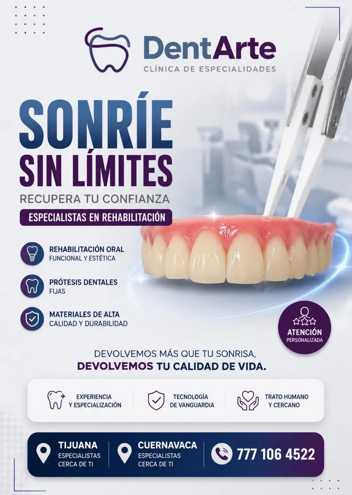 Rehabilitación oral y prótesis dentales
